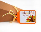 Thanksgiving Tags, I am Thankful for you tags.18 Thanksgiving Tags,Set of 18 Tags, Thanksgiving Decor A475 Il_170x135