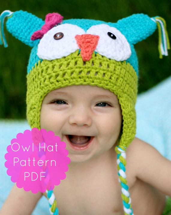 Owl Hat Pattern Crochet Owl Hat Pattern Crochet Pattern