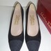 ON SALE*** Black Suede Ferragamo pumps, size 7.5