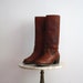 CAMPUS Boots Leather Brown Red - Women's 7.5 - 1960s VINTAGE
