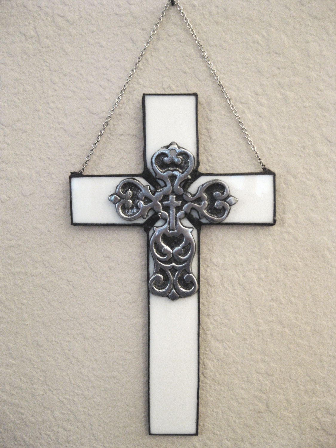 Wall Cross Stained Glass Cross Decorative Wall Or Window