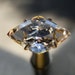 Champagne Topaz Kite cut Gemstone. 5.1cts. 15x10mm.