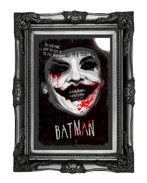 Movie Poster The Joker Batman by CiaranMonaghanArt on Etsy