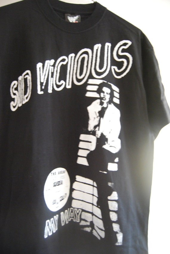 Sid Vicious T Shirt Sex Pistols Punk Single Cover My Way