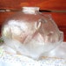 Large Glass Piggy Bank, Clear Glass Coin Bank