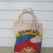 Vintage Canvas Bag, Tote Bag, Re Usable Shopping Bag, Beach Bag, by Reuben H Donnelley Corporation