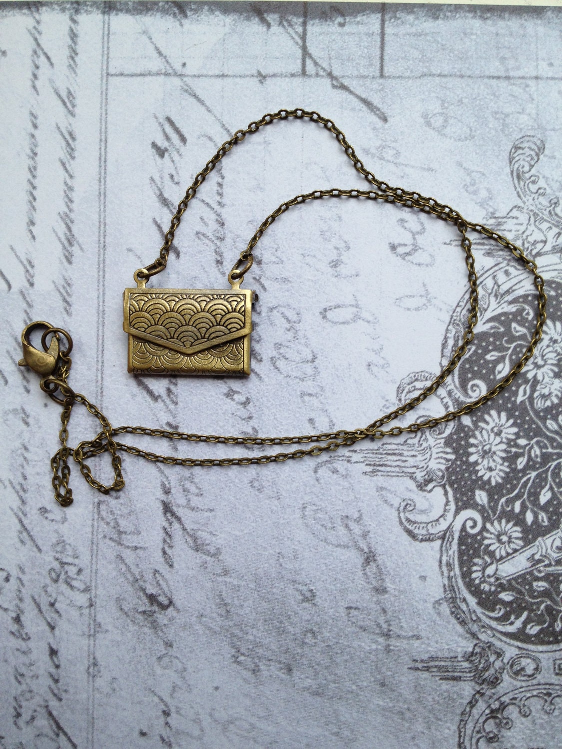 Envelope Charm Necklace