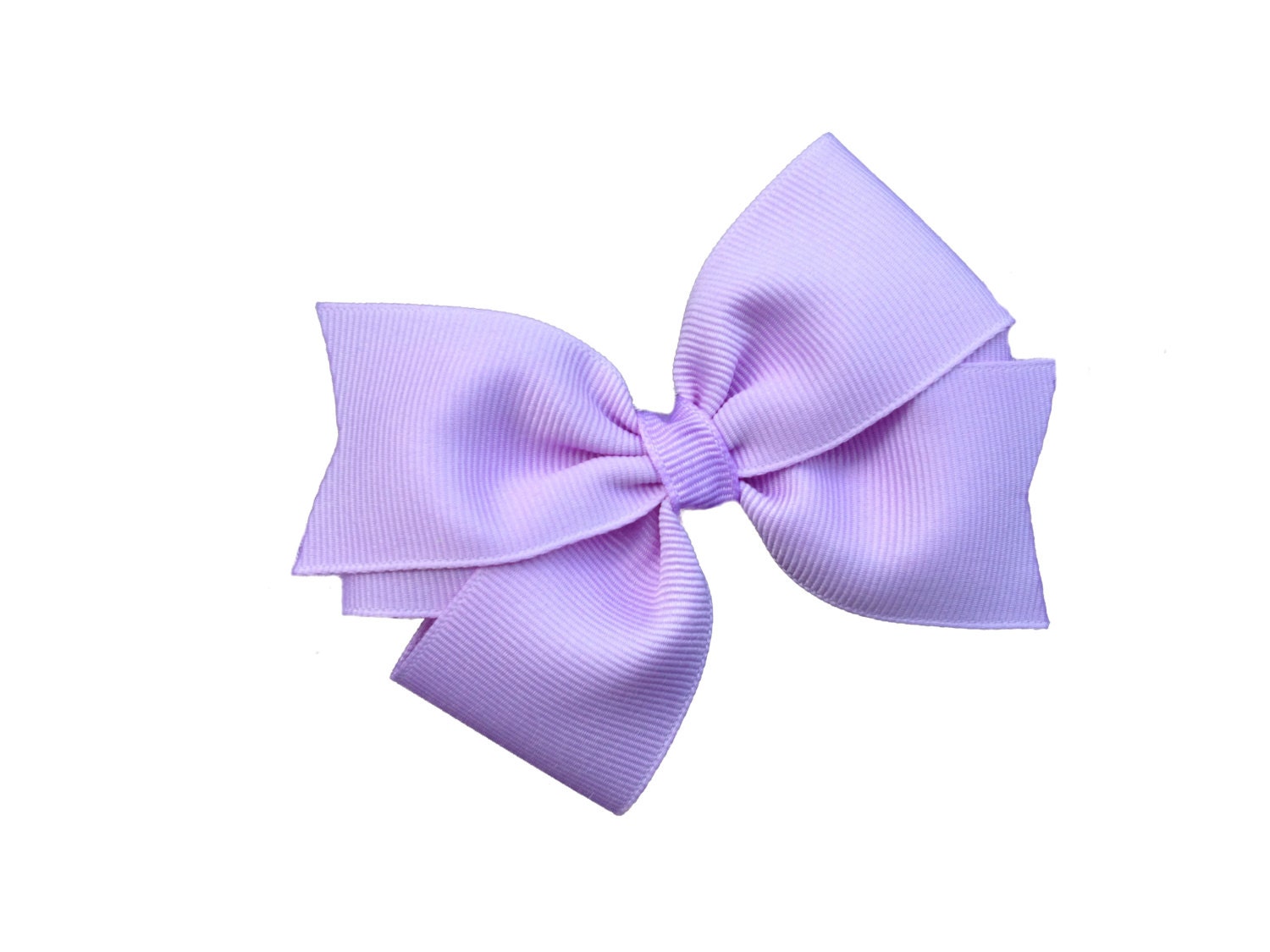 4 inch light purple hair bow purple bow by BrownEyedBowtique