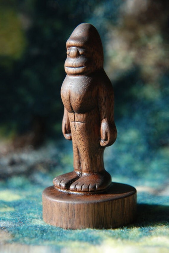 Items similar to Bigfoot Wood Carving - Made to Order on Etsy