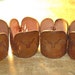 Leather Longhorn Cattle Drink Glass Holders