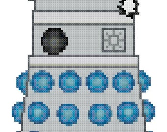 Download Exploding Tardis Cross Stitch Pattern Doctor Who