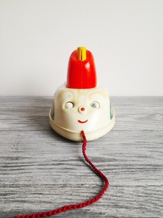 Vintage 1960's Fisher Price Music Box Iron Children's