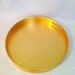 Vintage gold laquer round tray large