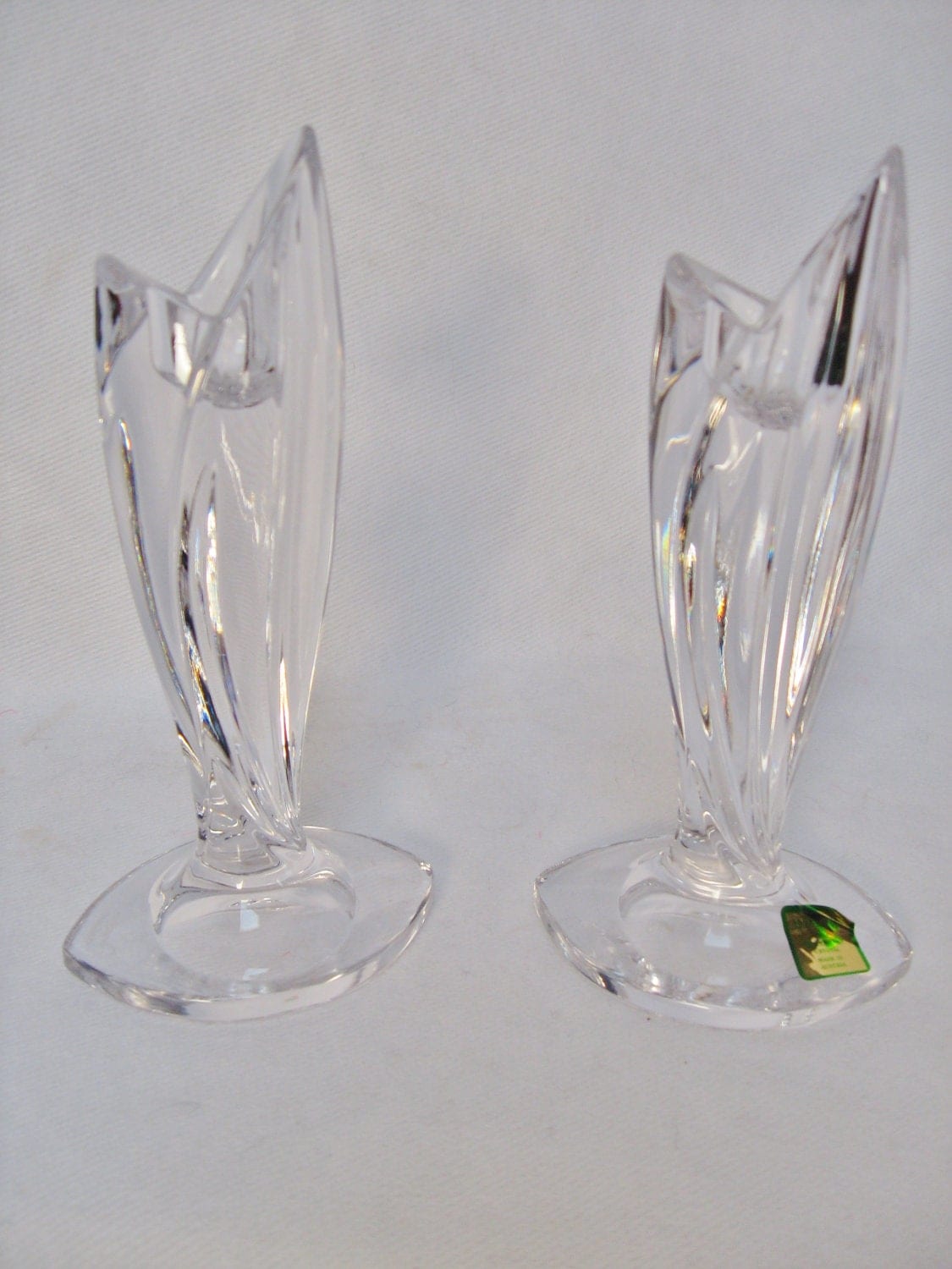 Marquis Waterford crystal candle holders made in by PASTRELICS4U2