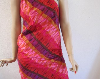 Red and purple Polynesian dress Alice polynesian Fashion