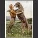 Irish Wolfhound 1919 Vintage Dog Print by Louis Agassiz Fuertes Painting Print Mounted with Mat Irish Wolfhound Print