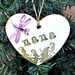 PAY IT FORWARD Ceramic Heart Ornament Nana