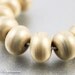 Streaky Gold Shimmer Lampwork Spacer Beads, Jewelry Supplies, Pixie Dust, Handmade SRA