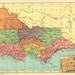 VICTORIA 1932 Melbourne atlas map