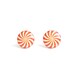 SALE - Orange candy stud earrings