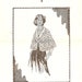 Vintage Crochet Pattern Crocheted Cape Pattern Design 729 Mail Order w/ Envelope size 36 38 40 42 44 46 Capelet