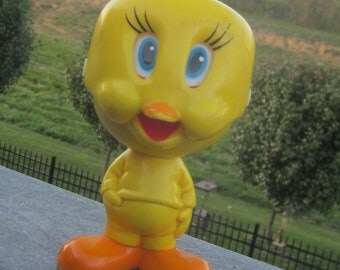 Talking Tweety Bird Pull String Toy 1976