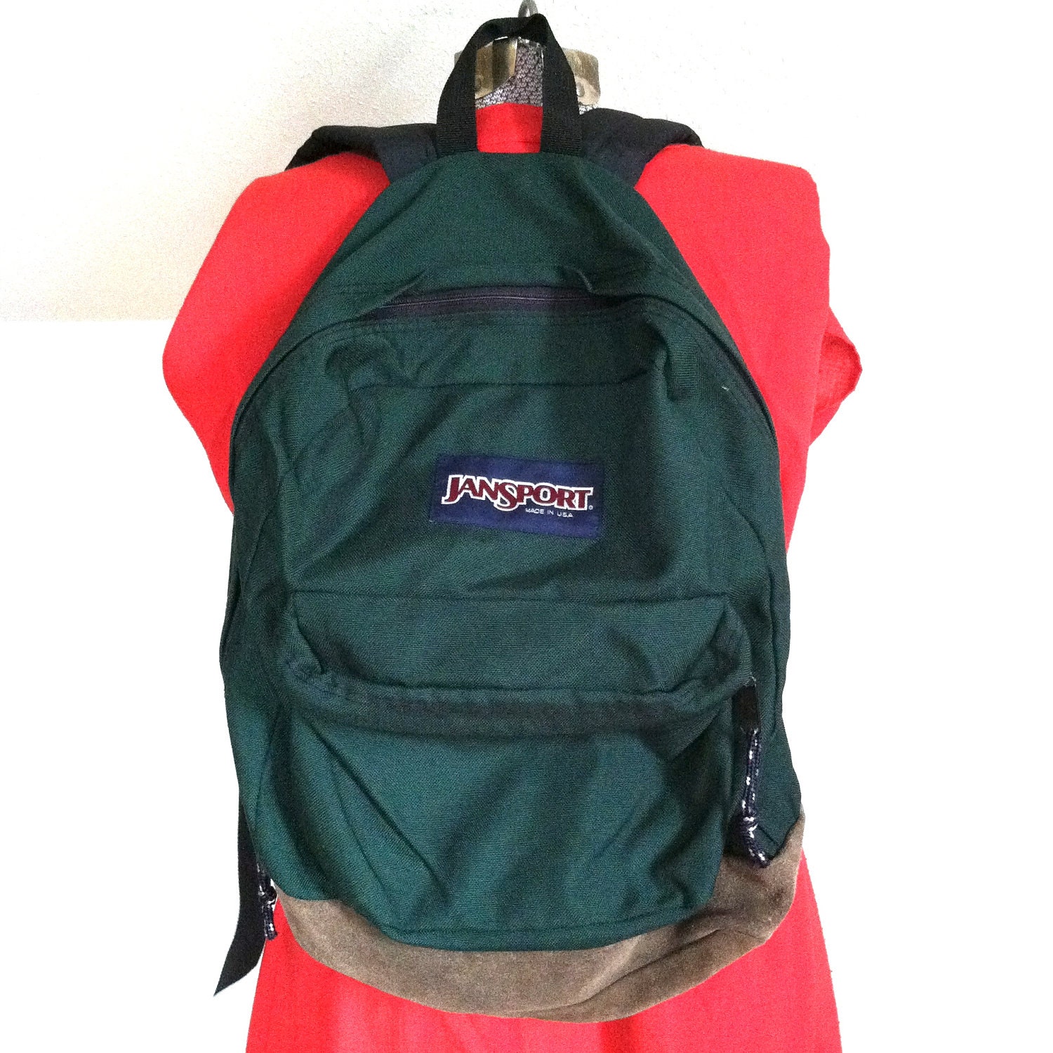 BACK TO SCHOOL / Vintage Hunter Forest Green Jansport Backpack