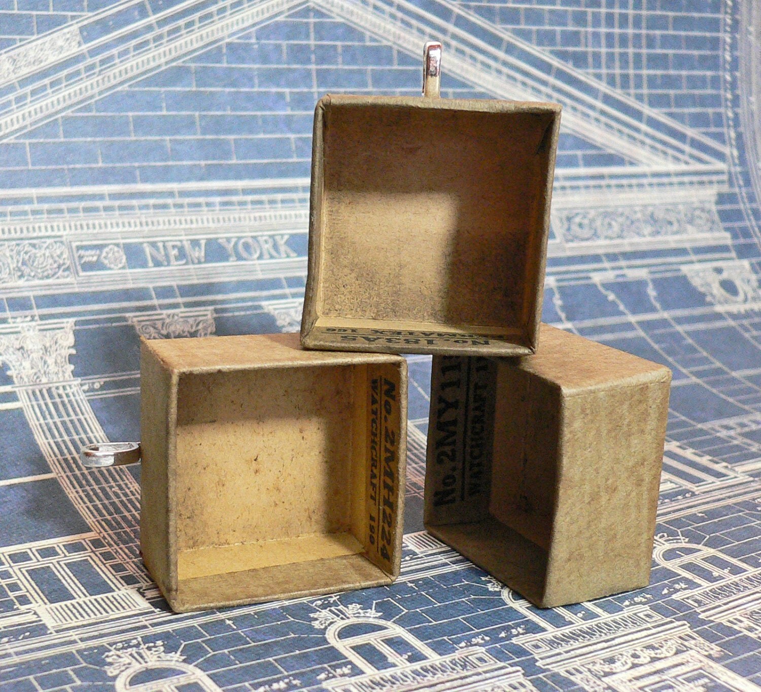 3pcs VINTAGE NICHO CHARM Watch Parts Box