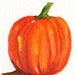 Pumpkin ACEO Original Painting
