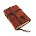 Leather journal, hand bound, Eye of Horus