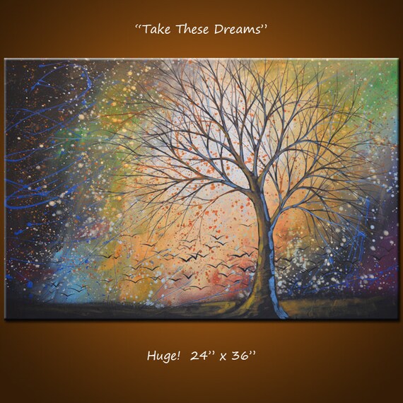 Original Wall Art Landscape Large Painting Modern Contemporary