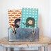 Elephant BURP CLOTH set of 2 by PETUNIAS - modern baby gift exclusive personalized cute spit rag baby gear newborn gift shower present
