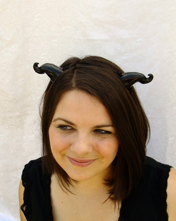 Items similar to Dragon Horns, Curled Horns, Chinese Dragon, Satyr