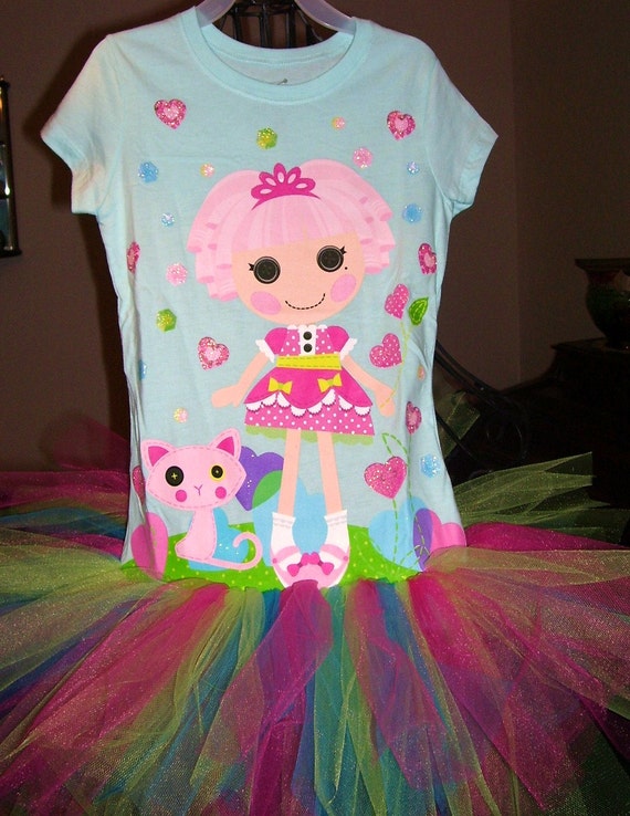 Lalaloopsy.. Tutu dress size ..7/8.ready to ship