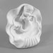 SALE Vintage Inarco mermaid wall pocket, wall hanging, white, mid century home decor, bathroom decor