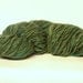 Handspun Yarn Bulky Thick and Thin Super Soft Merino Wool 60 yards Christmas greens