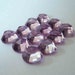 Gemstone Cabochon Amethyst Rose Cut Round 6mm FOR TWO