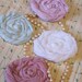CUSTOM ORDER 18 - 2.5" Rolled Fabric Roses