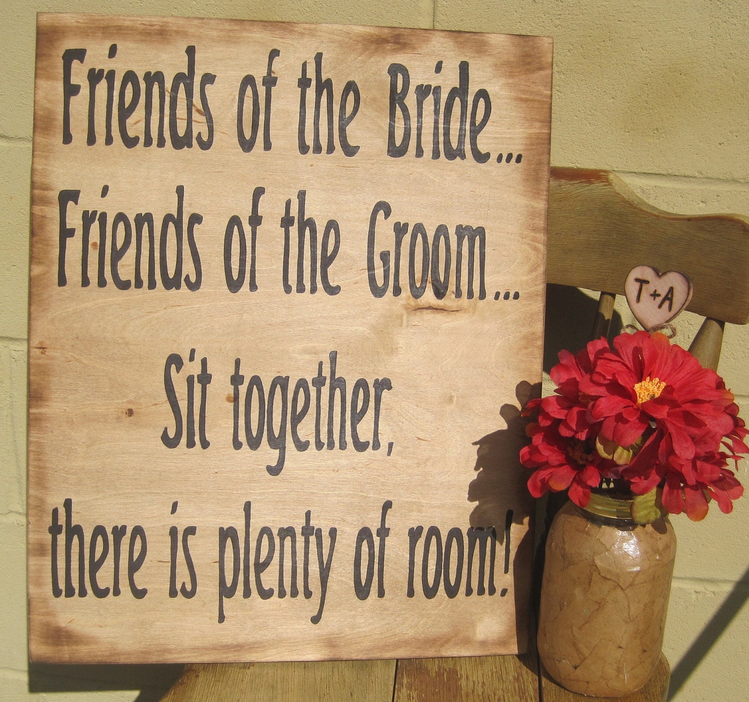 Rustic Wedding Reception Signs 10