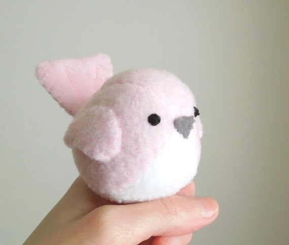 pink bird stuffed animal