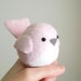 Light Pink Bird Stuffed Animal Plush Toy
