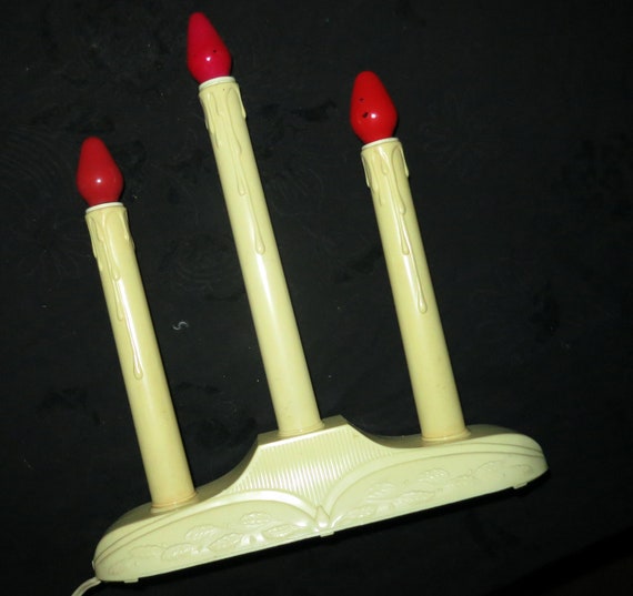 vintage christmas electric candle trio vintage christmas electric candle trio