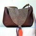 SAMPLE///LAVINIA in Water Buffalo and Multi-Colored Leathers with Adjustable Messenger Strap