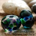 RESERVED LISTING For KATIESCRYSTALS - Earring Pairs - 4 Pairs of Handmade Lampwork Beads