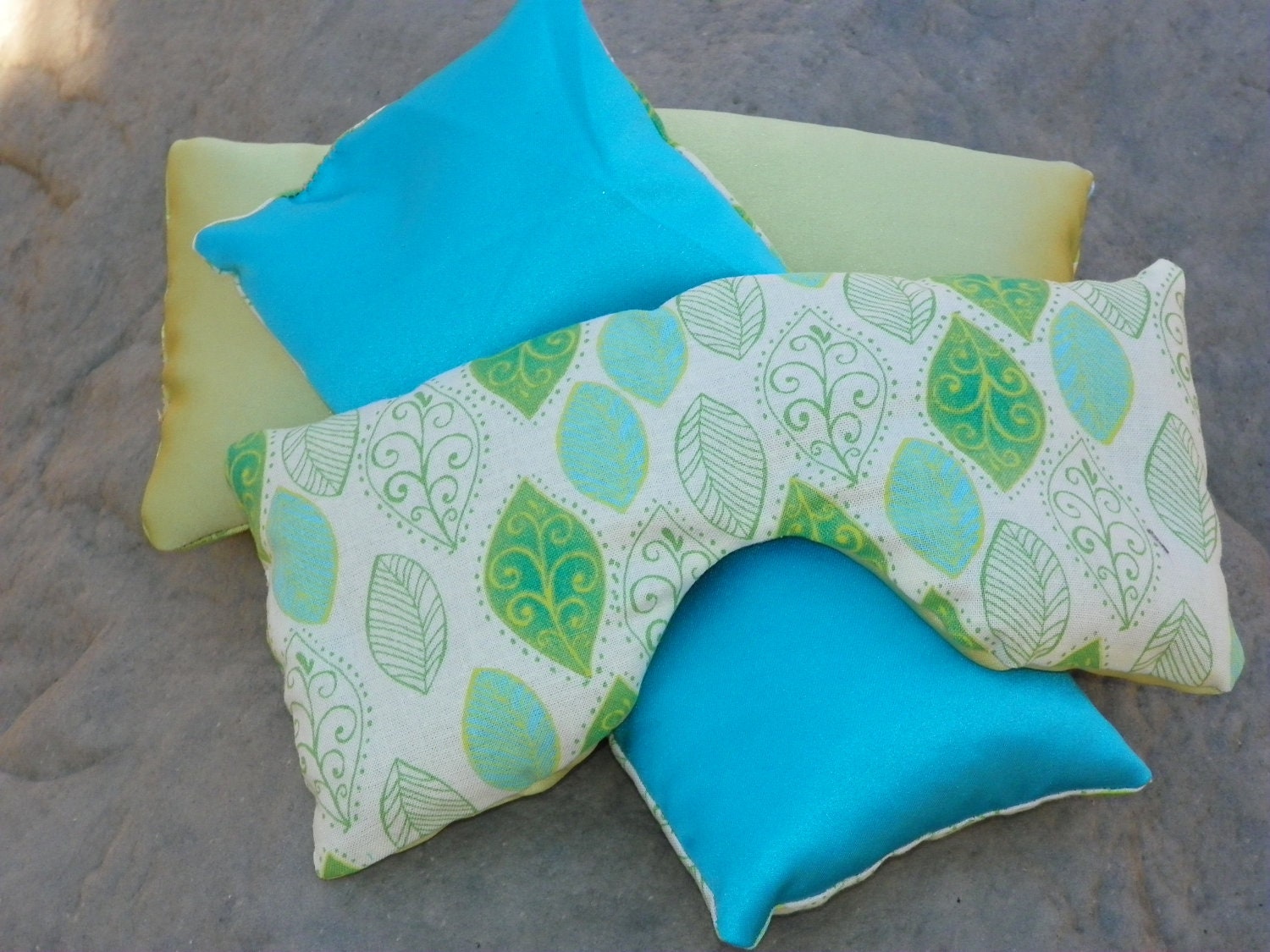 Lavender & Flax Seed Eye Relaxation Bag Eye Pillow by essiesgarden