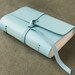 Robin's Egg Blue Lambskin Journal or Sketchbook