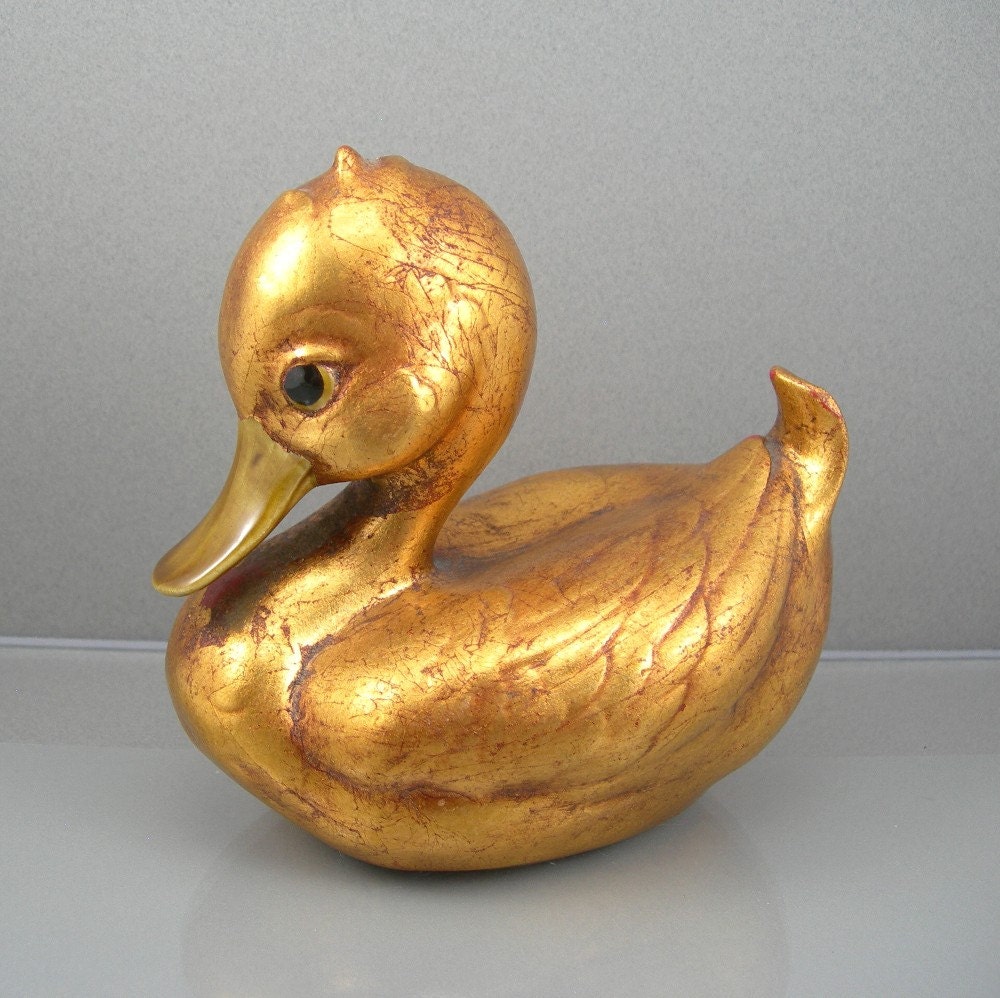 vintage duck figurine