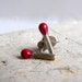 Matchstick Sterling Silver Stud Earrings Valentines Jewelry