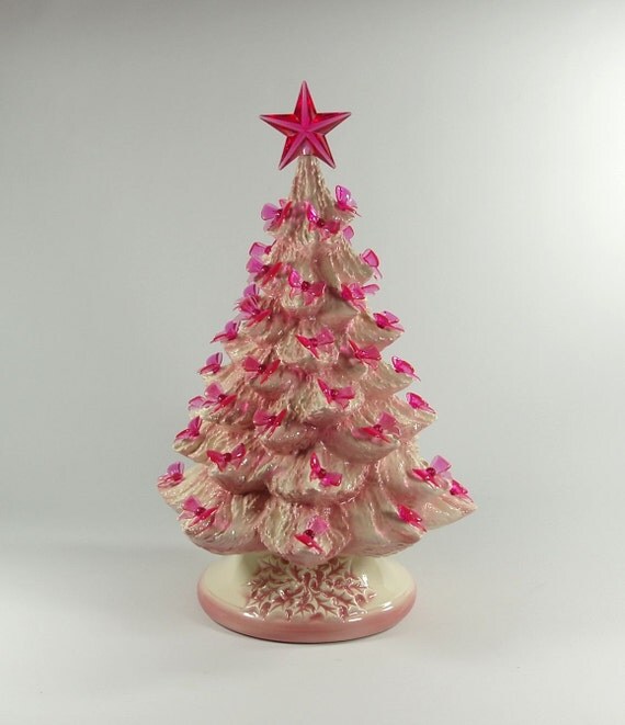 pink confection ceramic christmas tree pink confection ceramic christmas tree