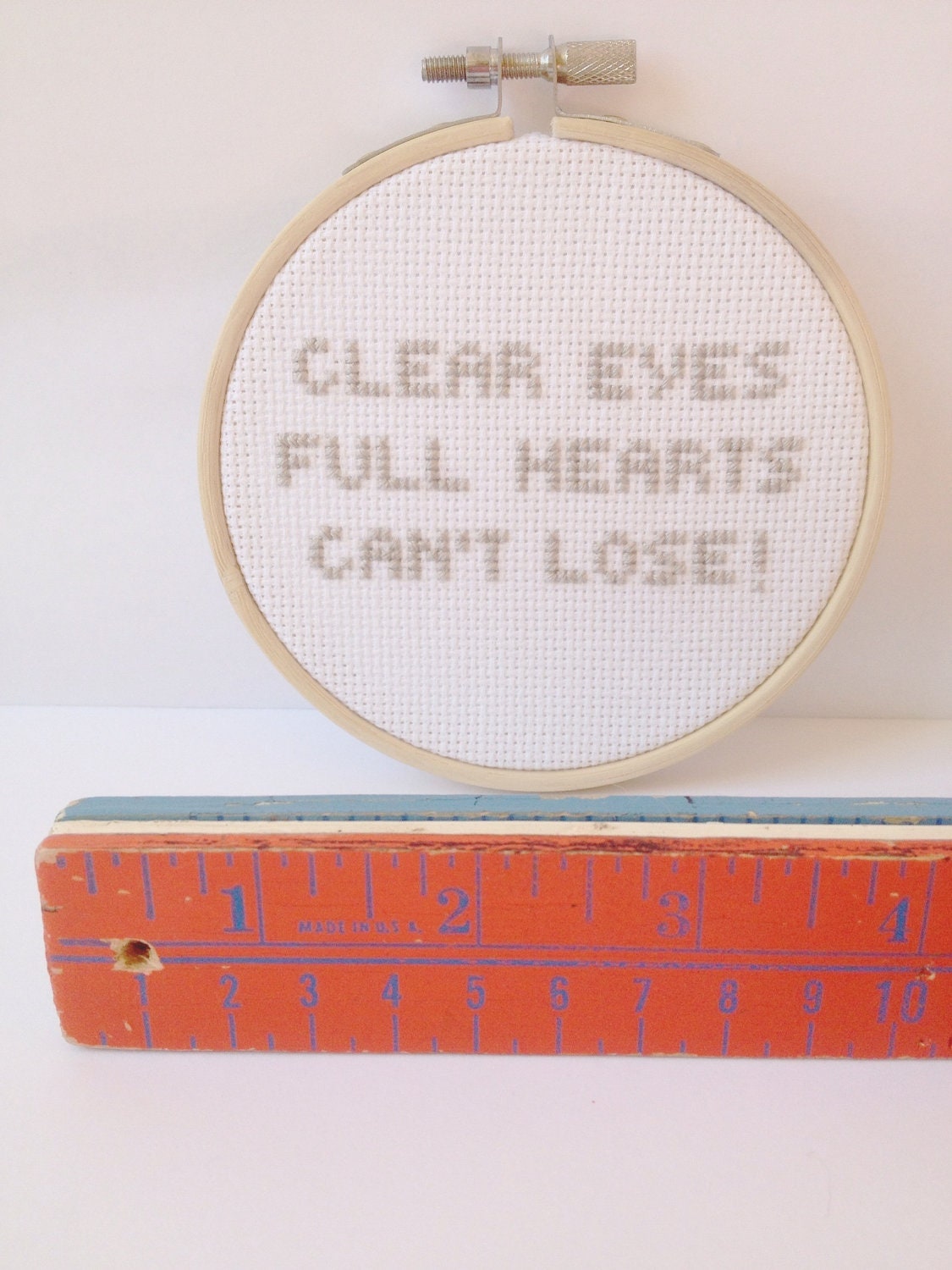 Friday Night Lights Quote Embroidery Hoop Art Wall Art.